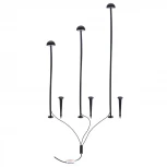 Грунтовый светильник светодиодный в форме гриба IP65 Arte Lamp Motus A1081PA-3BK (220V, гриб)