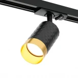 Трековый светильник однофазный Wolta WTL-GU10/10BG под лампу GU10 Черный / Золотой CELLA