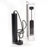 Подвесной светильник Feron ML1708 Barrel LUNA 48084 MR16 35W 230V, черный (на проводе, круглые)