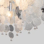 Подвесная люстра Wi-Fi каскадная Bogate's Bolla 335/9 Smart (220V, управление смартфоном, голосовое управление, умный дом - Minimir Home, Алиса, Маруся, Салют, на цепи)