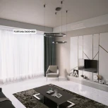 Подвесной светильник светодиодный с пультом Crystal Lux FORTUNA FORTUNA SP123W LED BLACK (220V, на тросе)