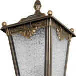 Настенный фонарь уличный Кузнечное дело Квадро 32-001-ЧЗ (220V, ковка, под старину, IP54)