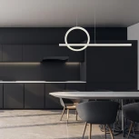 Подвесной линейный светильник светодиодный Mantra Kitesurf 7192 кольцо (220V, на тросе, кольцо)