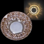 Встраиваемый точечный светильник Reluce 22046-9.0-001PL MR16+LED3W TEA (круглые)