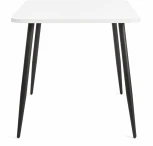 Стол PLUTO ЛДСП/металл, 120x80x77 см, Белый/Черный Tetchair 19316