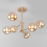 Потолочная люстра на штанге Eurosvet Ascot 30166/6 золото (220V)