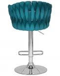 Стул барный DOBRIN MARCEL (морской волны велюр (MJ9-99))