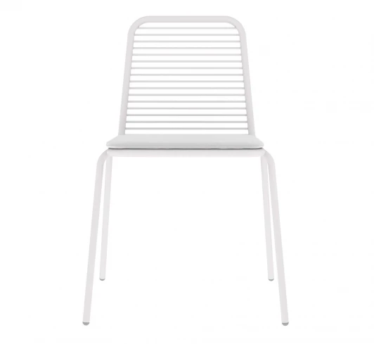 7453453302 Стул Sheffilton SHT-S153-CN1 белый муар/белый 7453453302