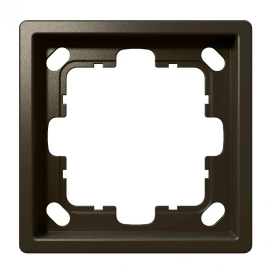 FD1001BR Рамка на 1 пост (бронза) Jasmart FD FD1001BR