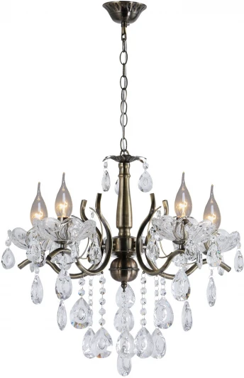 96120-0.4-05 Подвесная люстра Reluce 96120-0.4-05 (220V, подвески, на цепи, подсвечник, свеча)