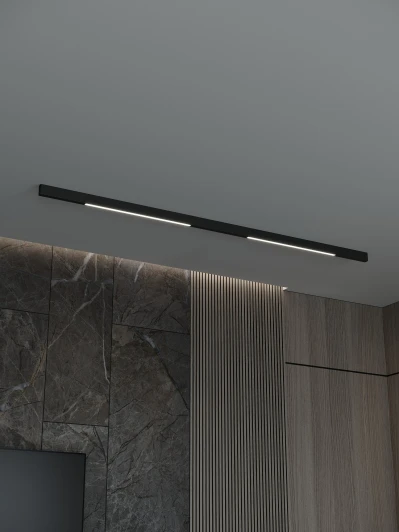 HSBL_kompl_E001_NI2B3K Трековая система в сборе магнитная накладная 48V 48W Hesby Lighting ElDeko HSBL_kompl_E001_NI2B3K