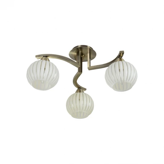 863/3PF-Oldbronze Потолочная люстра IDLamp Deborah 863/3PF-Oldbronze