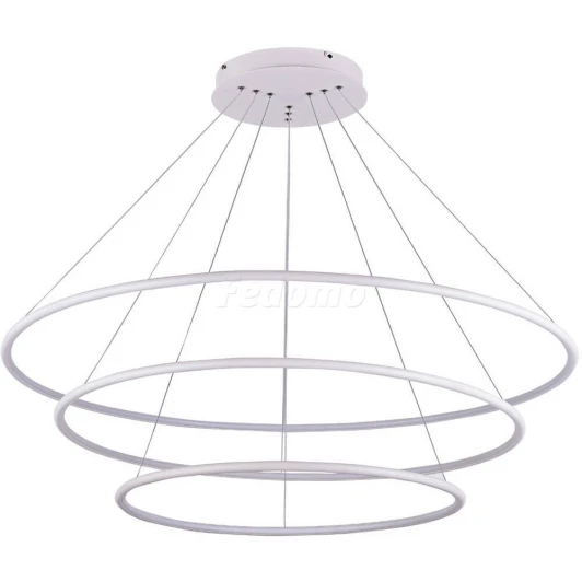 S111024/3R 144W White In Люстра подвесная светодиодная Donolux, 3 плафона, 144W, белый