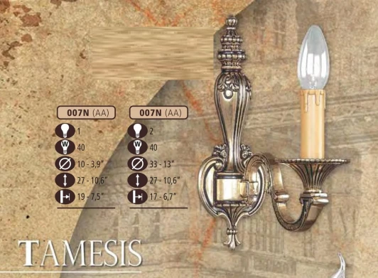 007N/1 AA Бра Riperlamp 007N 007N/1 AA