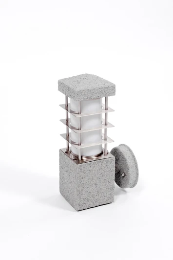 67505 Уличный настенный светильник Oasis Light INOX WOOD 67505