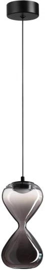 5092/4L Подвесной светильник Odeon Light Glessi 5092/4L черный/прозрачн/дымчатый градиент/металл/стекло LED 4W 4000K (220V, на проводе)