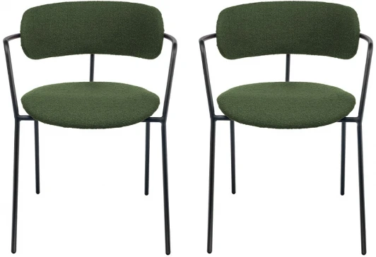 RF 0862P Комплект из 2-х стульев Ant букле зелёный Bradex Home арт.RF 0862P
