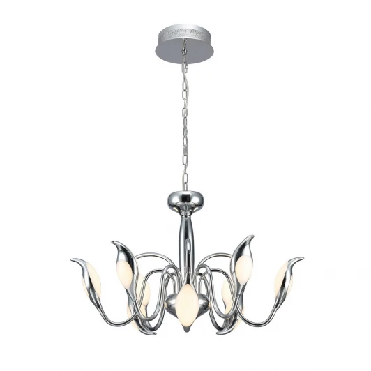 295/9-LEDChrome Подвесная люстра IDLamp Oktopia 295/9-LEDChrome