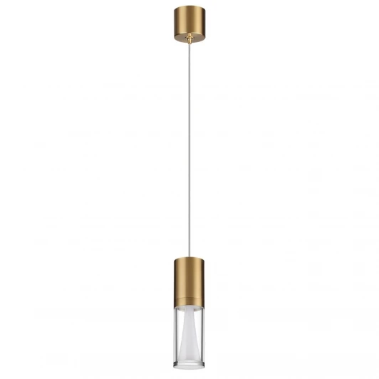 7144/4L Подвесной светильник Odeon Light Defance 7144/4L античная бронза/акрил/металл IP20 LED 4W 280Лм 3000K 180° 220V