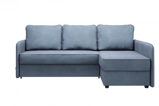 AAA41521005 Диван тканевый угловой синий, угол правый D1 Слим AAA41521005 Velutto 48
