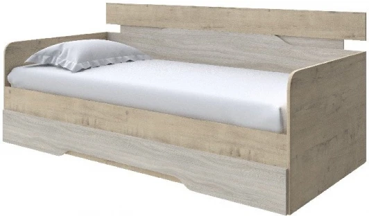 2020083 Без бренда Кровать-Софа Milton (ЛДСП Бунратти/Ясень Шимо Светлый) 120x190