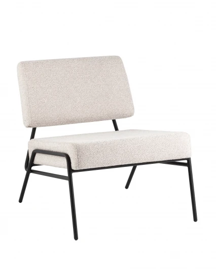 УТ000041924 Кресло Теллинг шенилл серо-бежевый Stool Group УТ000041924