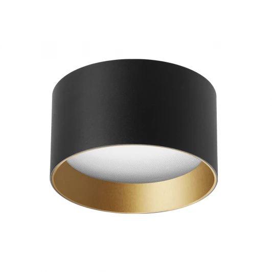 055027 Накладной точечный светильник SP-BISCOTTO-R140-15W Warm3300-MIX (BK-GD, 80 deg, 230V) (Arlight, IP54 Металл) 055027 (LED)