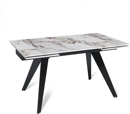 50951000001296 Стол раскладной Rhein (140+40+40), керамика глянцевая Pandora Top Concept арт.21176