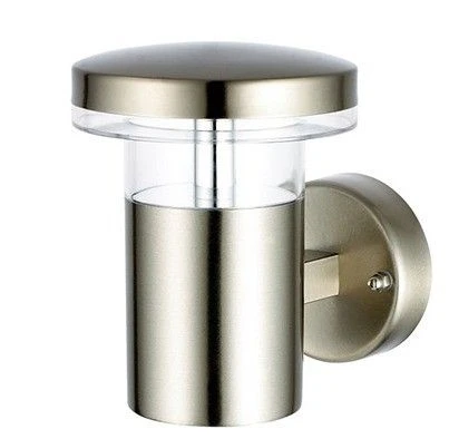 HL212L (076-002-0003) Бра уличное светодиодный Horoz Mimoza, 1 плафон, никель с прозрачным