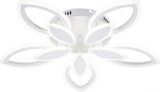 10287/5LED Потолочный светодиодный светильник 84Вт, 6180Лм, 3500-4000К, Ra>80, плавная регулировка мощности, изменение цветовой температуры, ночник,  металл/акрил, белый