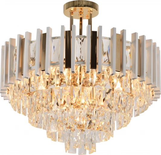 1041-308 Потолочная люстра хрустальная на штанге Rivoli Nicole 1041-308 (220V)