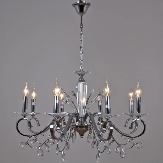 08252-0.4-08 CR Подвесная люстра Reluce 08252-0.4-08 CR (220V, на цепи, подсвечник, свеча)