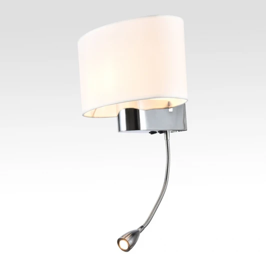 LSP-6036 Бра на гибкой ножке для чтения Lussole Scurry LSP-6036 (220V, выключатель)