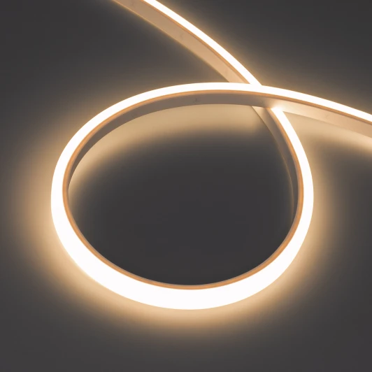 052625 Светодиодная лента герметичная WAVE-TOP-PU-A144-10x10mm 24V Warm3500 (5 W/m, IP68, 1m, wire x1) (Arlight, Вывод боковой) 052625