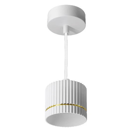 WSL-GX53/P18WG Подвесной светильник Wolta WSL-GX53/P18WG под лампу GX53 Белый / золотой NIMB