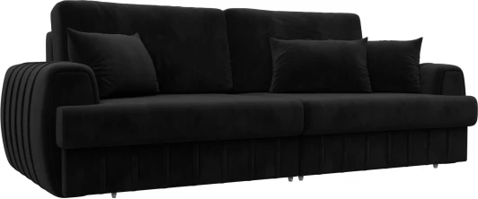 129215 Диван прямой Лига-057 НПБ Лига Диванов (Велюр) арт.129215