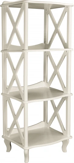 008563 Этажерка-стеллаж Джульетта 3 уровня, дуб шампань Л Mebelik арт.008563