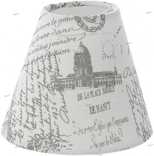 49963 Абажур Eglo Vintage, белый с серым