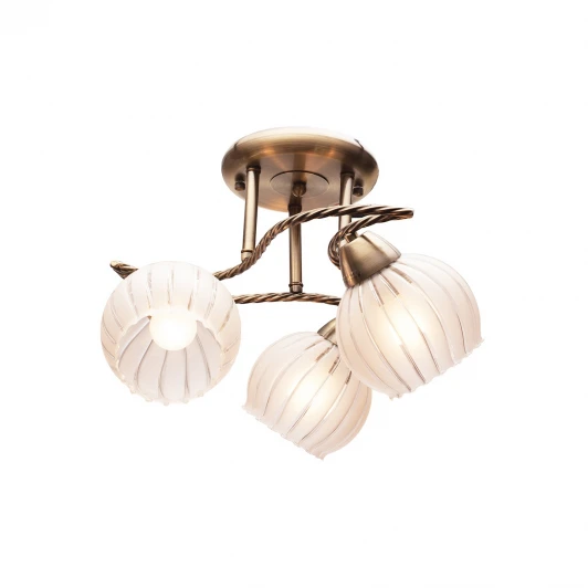 244/3PF-Oldbronze Потолочная люстра IDLamp Carlota 244/3PF-Oldbronze