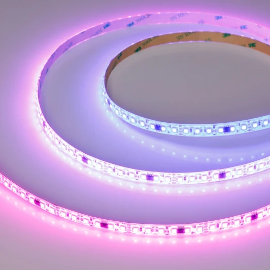 049451 Светодиодная лента герметичная SPI-SE-A120-10mm 24V RGB-PX6-BPT (23 W/m, IP65, 2835, 5m) (Arlight, бегущий огонь) 049451