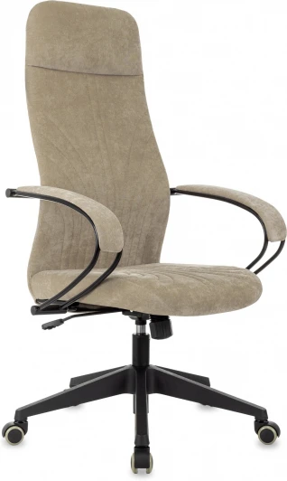 CH-610/FABR-BEIGE Кресло руководителя Бюрократ CH-610 Fabric песочный Light-21 крестов. пластик