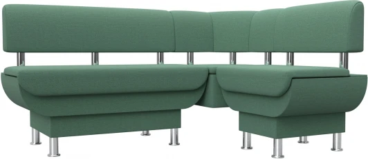 123814 Диван кухонный угловой Альфа правый угол Лига Диванов (Рогожка) арт.123814