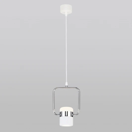 50165/1 LED хром / белый Подвесной светильник Eurosvet Oskar 50165/1 LED хром/белый
