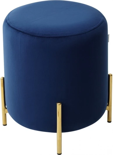 628M04399 Пуф для гостиной RICE BLUVEL-86 NAVY BLUE / GOLD М-City