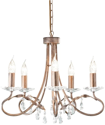 CRT5-SILVER-GOLD Подвесная люстра Elstead Christina CRT5-SILVER-GOLD