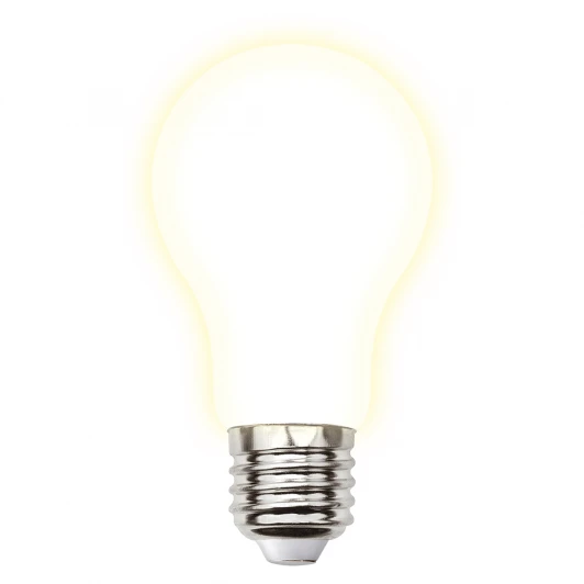 LED-A60-7W/3000K/E27/FR GLH01WH Лампочка светодиодная шар белая E27 7W 3000K Uniel LED-A60-7W/3000K/E27/FR GLH01WH