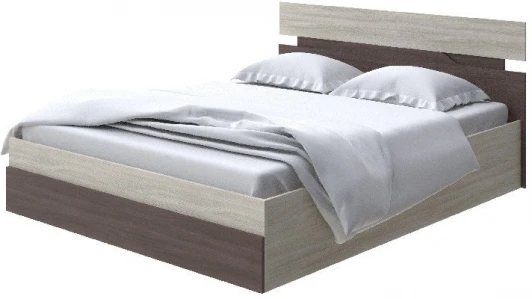 2015632 Без бренда Кровать Milton с подъемным механизмом (ЛДСП Ясень Шимо Светлый/Ясень Шимо Темный) 90x190