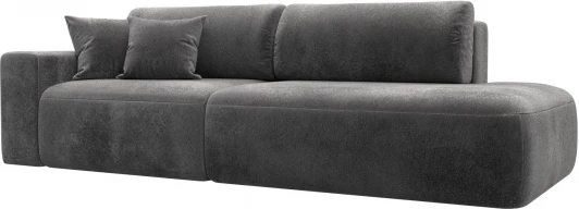 127717L Диван прямой Лига-036 НПБ Модерн подлокотник слева Лига Диванов (Велюр) арт.127717L