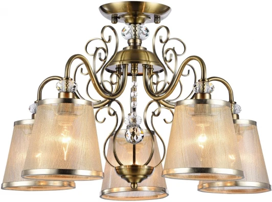 FR2405-PL-05-BZ Потолочная люстра Freya Driana FR2405-PL-05-BZ (220V, подвески)