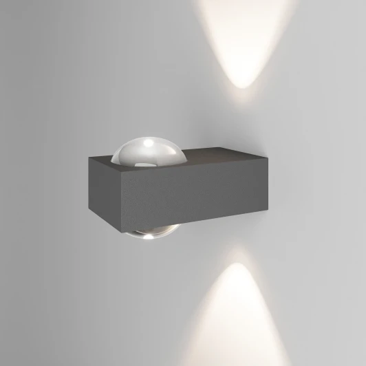 35191/W Уличный настенный светильник со светодиодами IP54 Elektrostandard Lenses 35191/W (a070452) (220V)